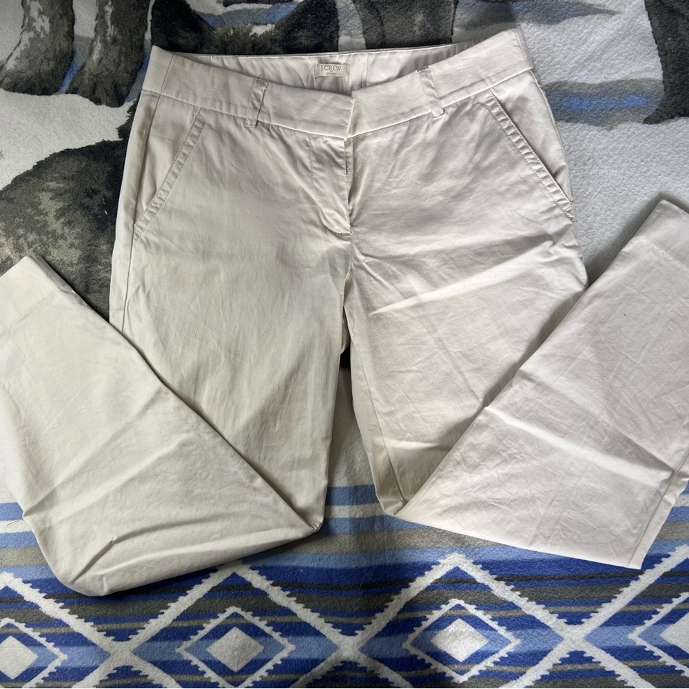 J. Crew Light Beige Chino Trousers